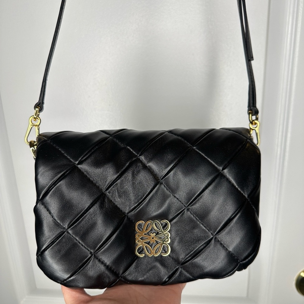 Loewe Goya Mini Puffer Quilted Pleated Bag New SOLD OUT Special
